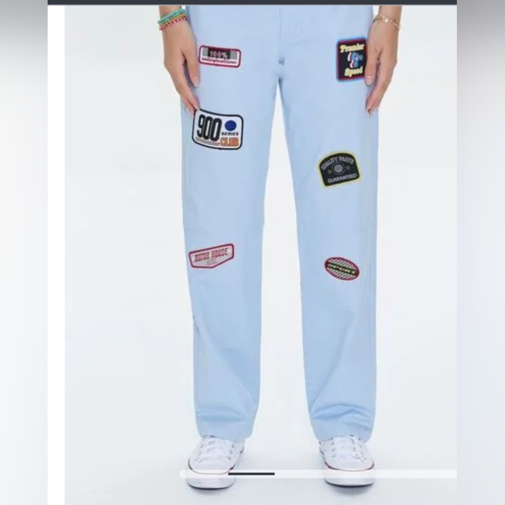 900 series club patch work  pants